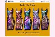 LUMINOUS TEXTURES Procreate Brushes, a Brush Add-On by Fashion Workshop Bkk (Thumbnail 6 of 13)