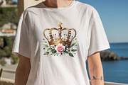 Fairy Queen Crown Sublimation Clipa, an Illustration by SVGArt (Thumbnail 2 of 7)