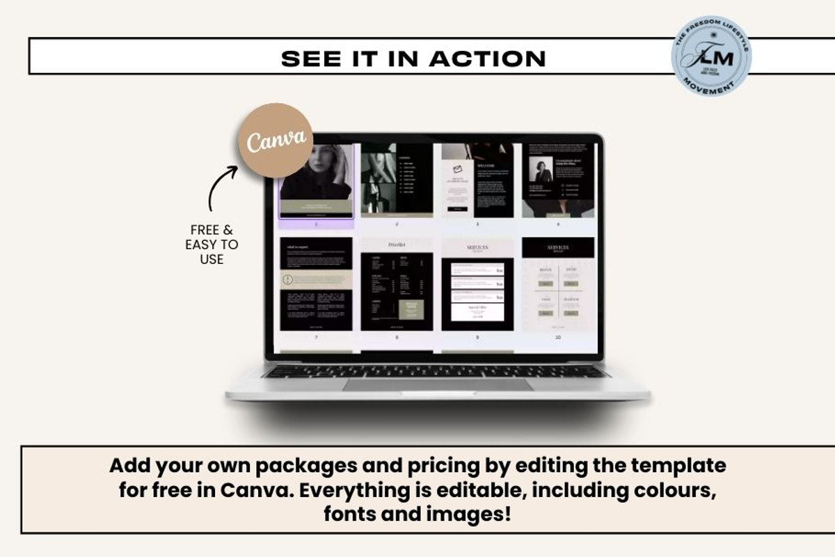 Pricing Guide - Noir Luxe, a Templates & Theme by Freedom Business Shop (Photo 2 of 11)