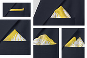 Pocket Square Mockups, a Packaging Mockup by GfxFoundry (Thumbnail 2 of 7)