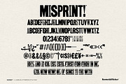 MISPRINT! - A Jumbled Woodtype Font, a Font by Komet & Flicker (Thumbnail 15 of 15)