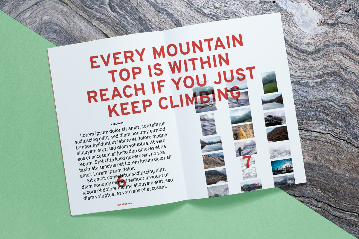SWISS ALPS Magazin, a Magazine Template by Studio ZACK (Photo 3 of 11)