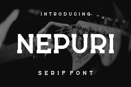 Nepuri, a Serif Font by lelevien