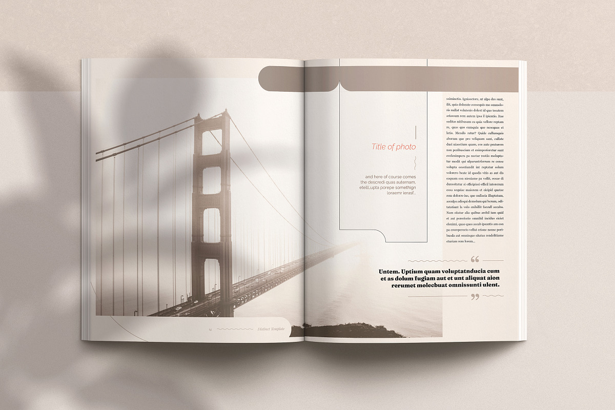 Distinct Indesign Template, a Magazine Template by Luuqas Design (Photo 10 of 18)