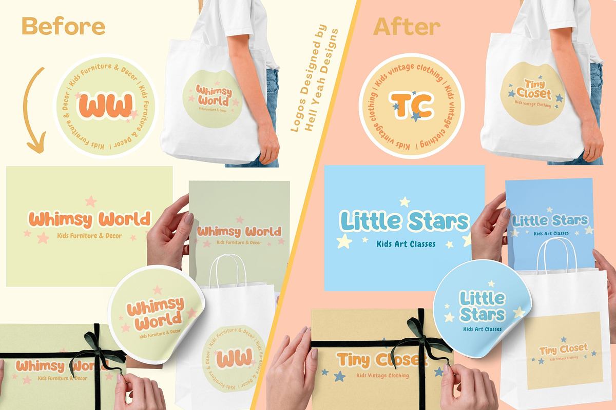 Kids Logo Branding Templates preview 6
