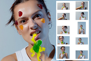 12 Portraits with marmalades