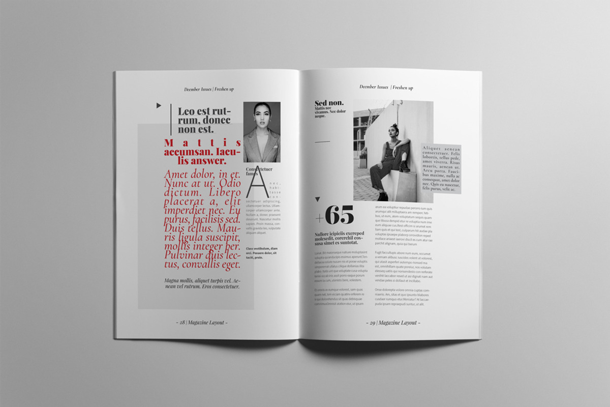 The Best Magazine Layout Design, a Magazine Template by Swayang (Photo 14 of 18)