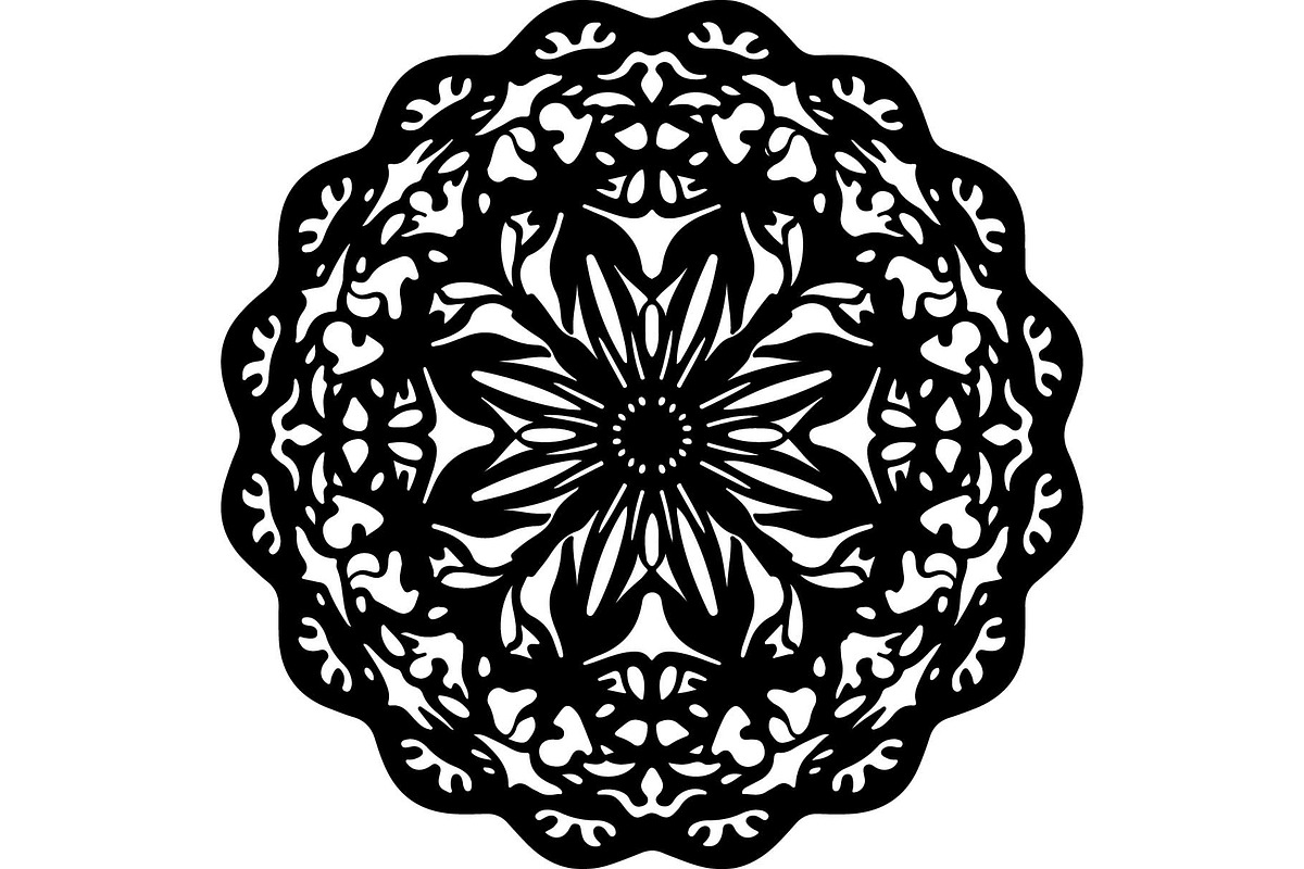 Ornate Black Mandala Designs Set, an Object Graphic by jahid234 (Photo 9 of 10)