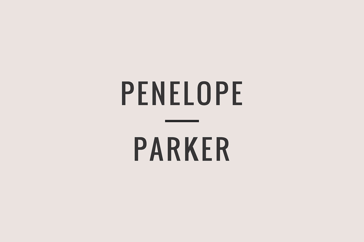 Penelope Premade Logo, a Branding & Logo Template by studiolmh (Photo 4 of 6)