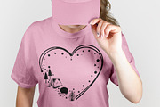 Camping Heart Digital T-Shirt Design, a Graphic by Vector Portal (Thumbnail 1 of 6)
