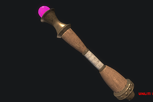 5 Fantasy Stylish Wand -PBR-