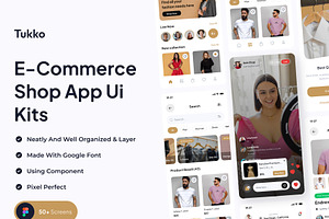 Tukko - E-Commerce Shop App UI Kit, an UI Kit Template by Disconnect Studio
