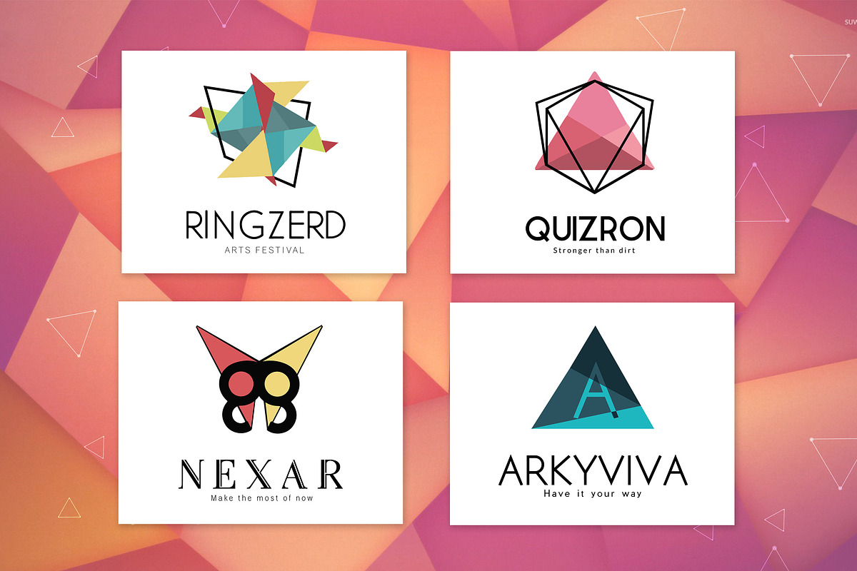 Futuristic & Geometric Logos Bundle, a Branding & Logo Template by AN Productions (Photo 35 of 47)