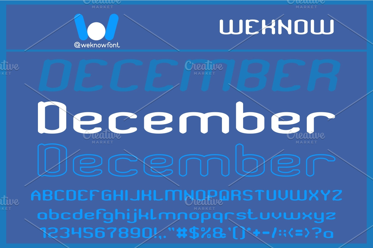 Frequency font, a Font by weknow (Photo 2 of 5)