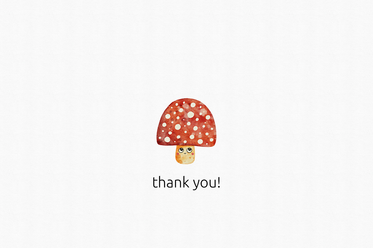 Funny mushrooms. Kids illustrations, a Graphic by Murvin (Photo 9 of 9)