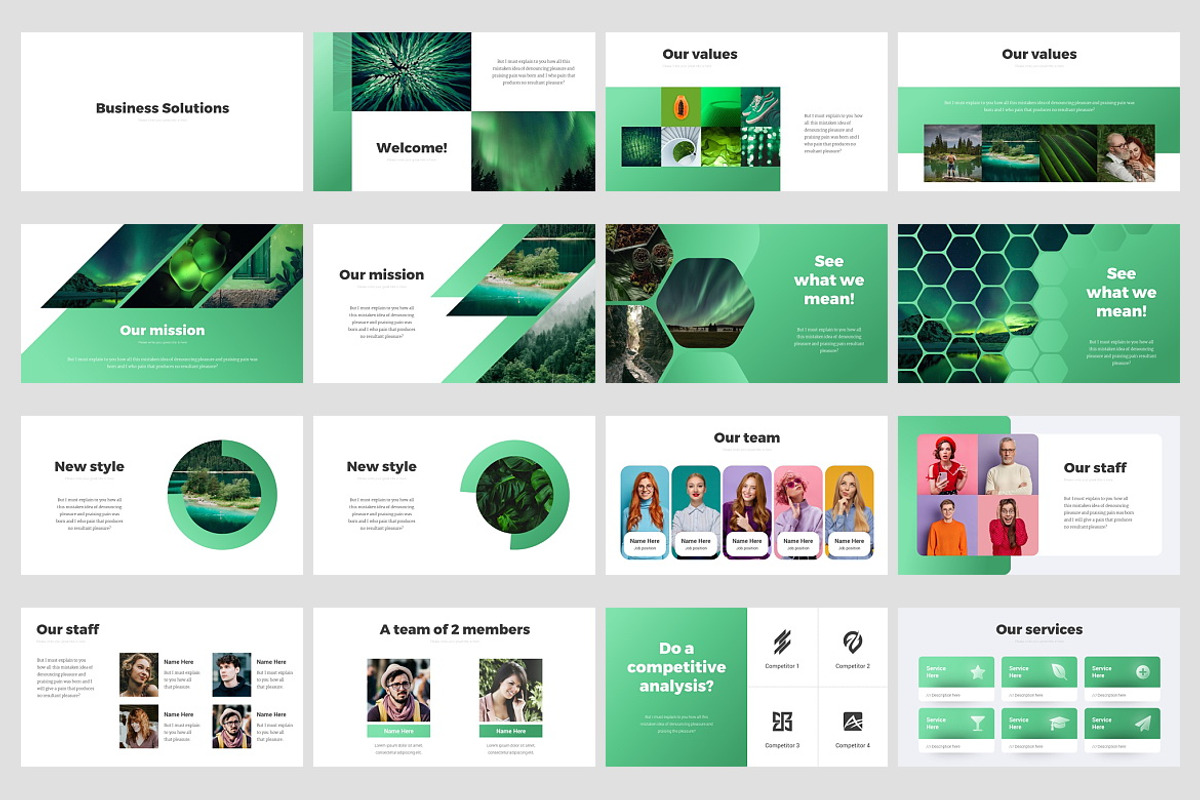 Business Corporate Solutions, a Presentation Template by Evgeny Bagro (Photo 2 of 7)