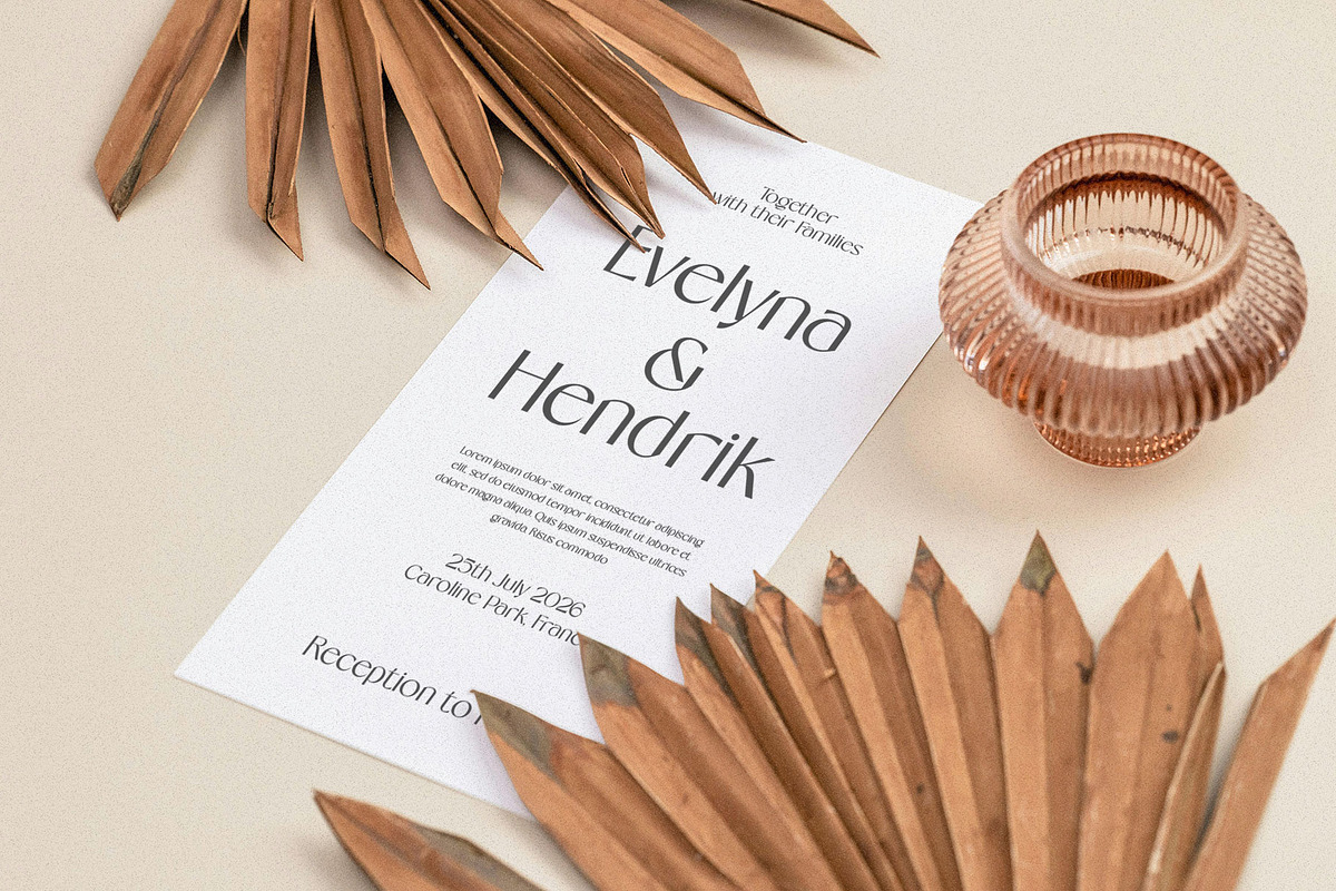 Norelisa Modern Branding Sans Font, a Serif Font by RantautypeStudio (Photo 13 of 17)