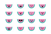 Watermelon Emojis, an Emoji Icon by Kanga & Moose (Thumbnail 3 of 4)