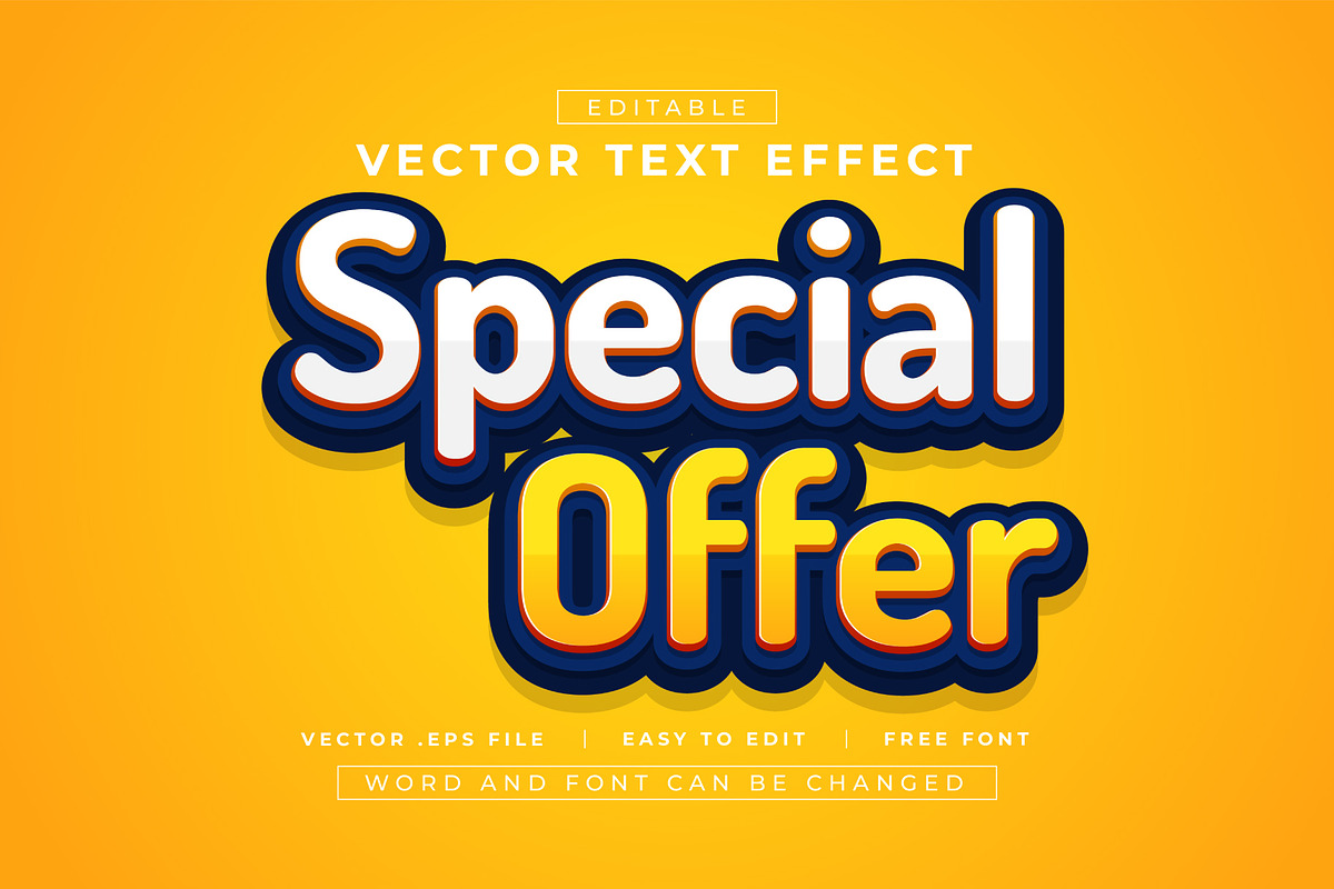 Special Offers Text Effect | EPS, a Layer Style Add-On by padilah_a