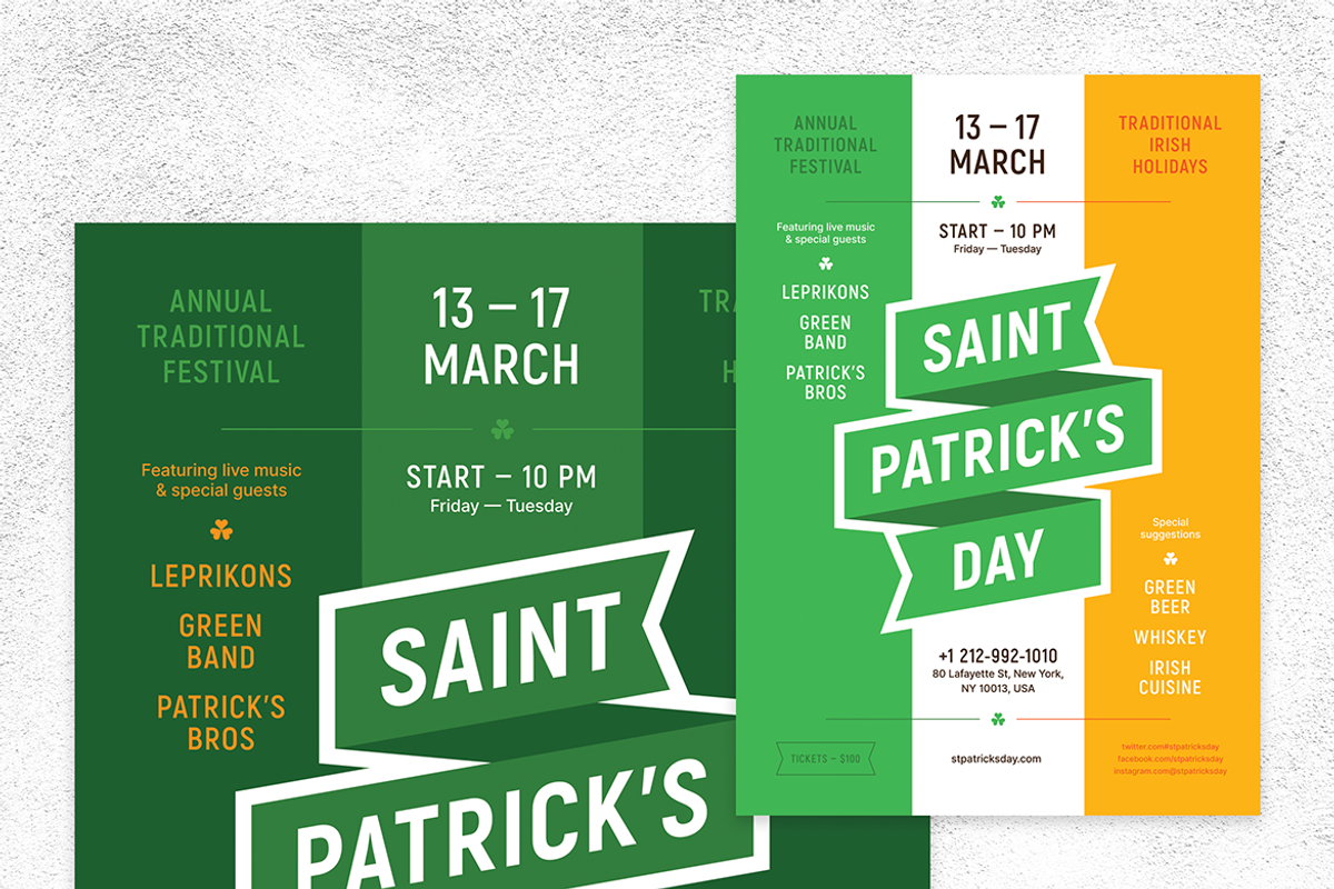 St. Patrick's Party Poster, a Flyer Template by Danil Polshin (Photo 3 of 6)