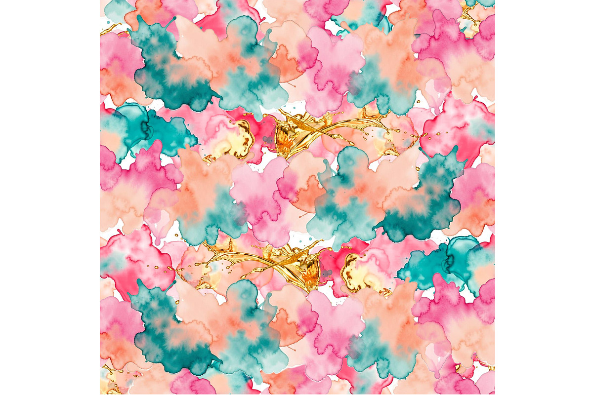 Flamingo Splash Background, a Decorative Illustration by Sharon Schwalbe (Photo 5 of 5)