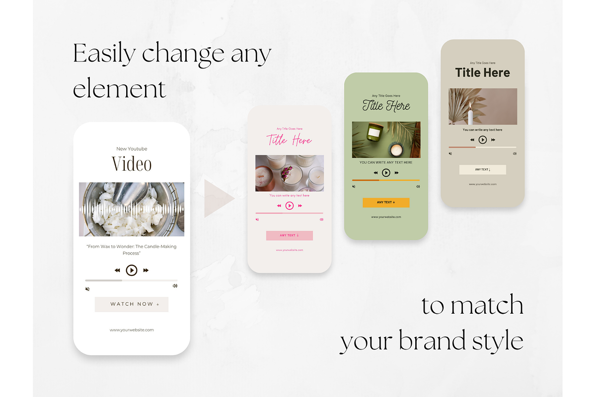 100 Candle Social Media Stories, a Social Media Template by PatternLab. (Photo 5 of 9)