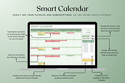 Standard Biweekly Budget - Green, a Templates & Theme by The Creative Plans co (Thumbnail 6 of 10)