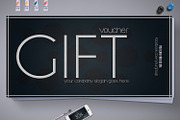 Minimal Style Gift Voucher, a Card Template by Tzochko (Thumbnail 1 of 5)