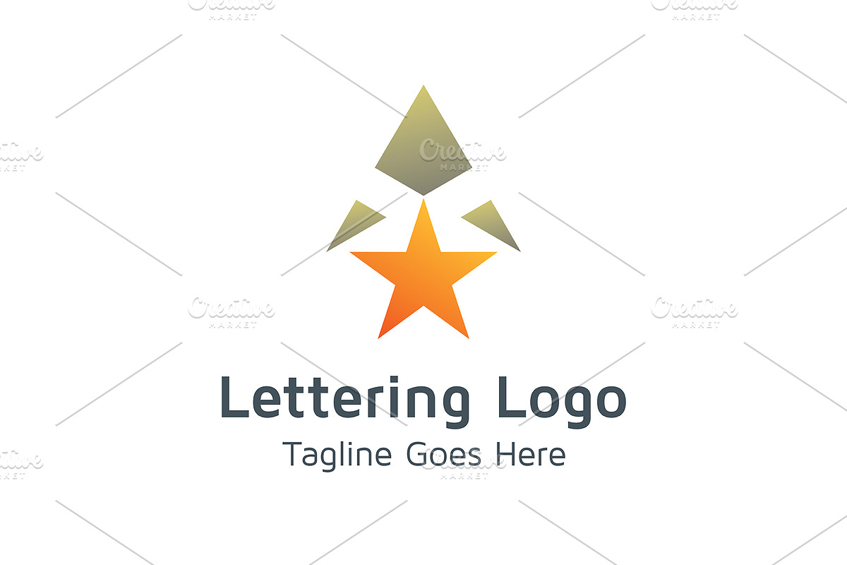 20 Logo Lettering A Template Bundle, a Branding & Logo Template by Acongraphic (Photo 5 of 21)