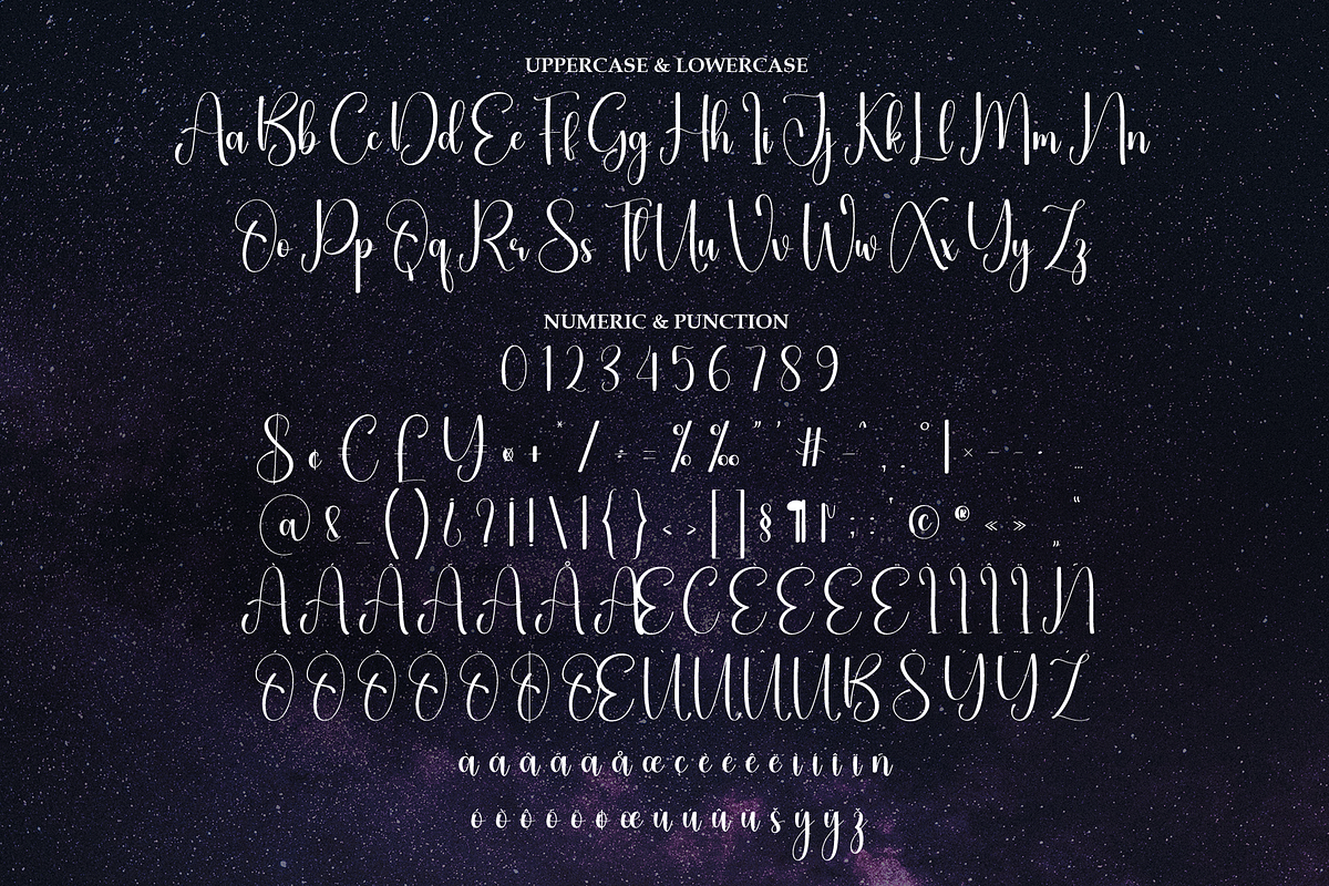 Astrology | Script Font, a Handwritten Font by Scratchones (Photo 7 of 9)