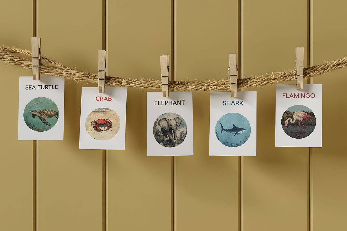 Fable - Animal Flashcards, a Card Template by CinderHeart Designs (Photo 2 of 6)