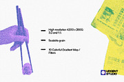 Grainy Photoshop Print Effect, a Texture Graphic by urgent studio (Thumbnail 3 of 5)