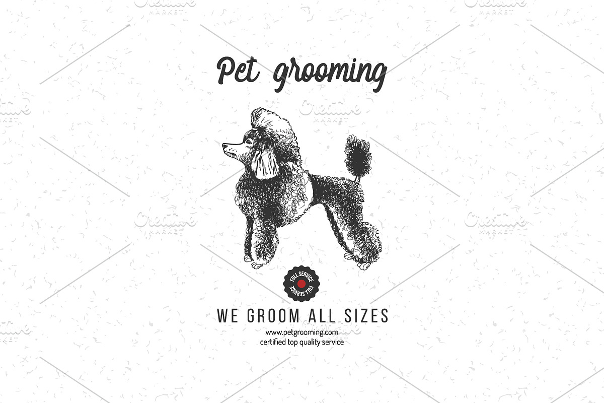 Dog breeds - sketches & lettering, an Animal Illustration by handsketched (Photo 5 of 10)