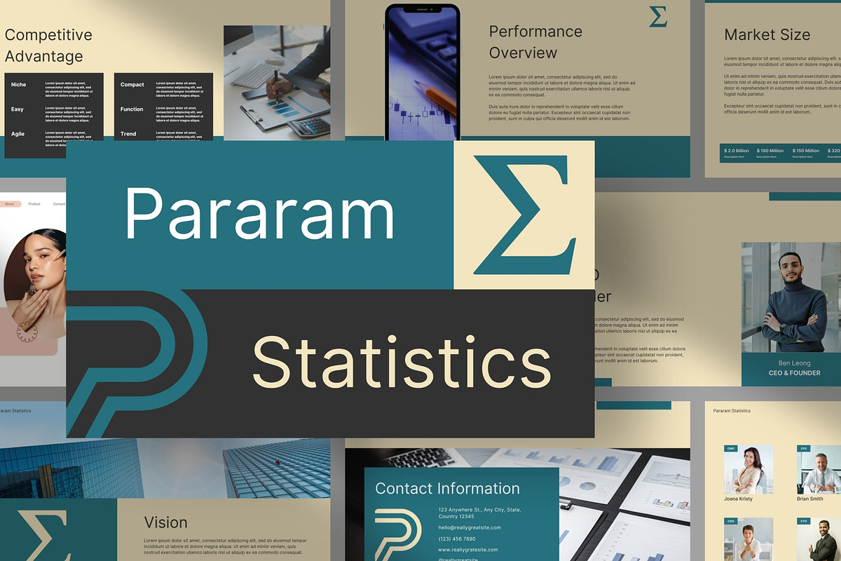 Pararam Statistics - Pitch Deck, a Presentation Template by FIBRINOSÄ (Photo 2 of 4)