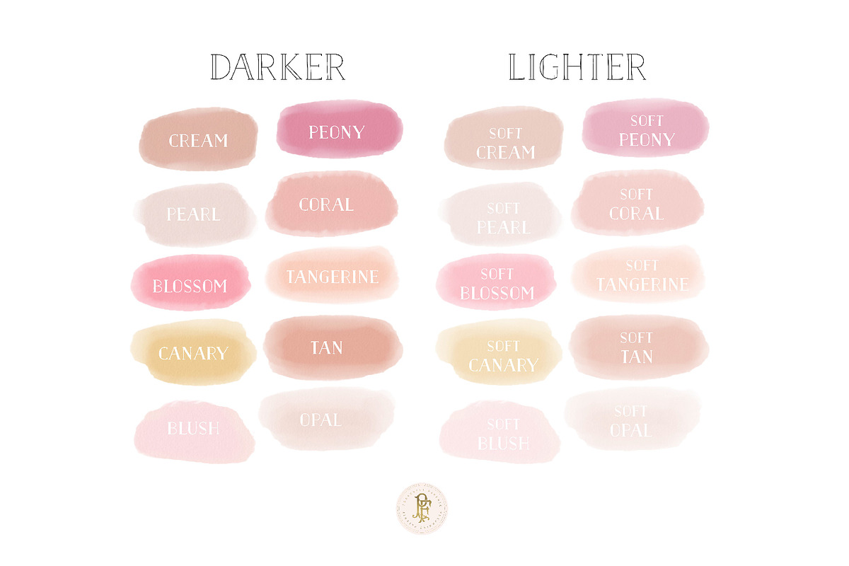 Watercolor Brush Strokes, a Texture Graphic by Freshmint Paperie (Photo 4 of 5)