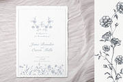 Line Art Flowers vector collection, a Decorative Illustration by Sensual Art (Thumbnail 9 of 10)