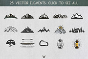Vintage Camp Badges Sticker Pack, a Branding & Logo Template by JeksonGraphics (Thumbnail 4 of 11)