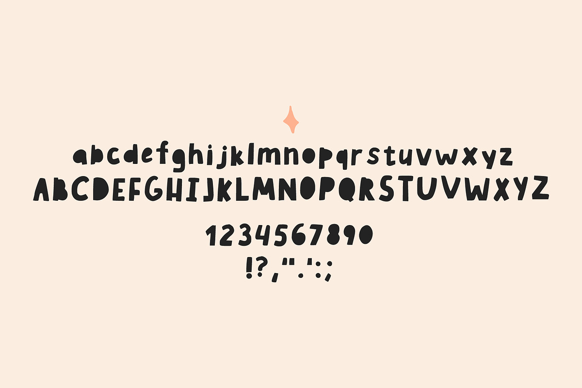Handwritten cutout font ASIVIK, a Font by Ashiya Pixel (Photo 3 of 11)