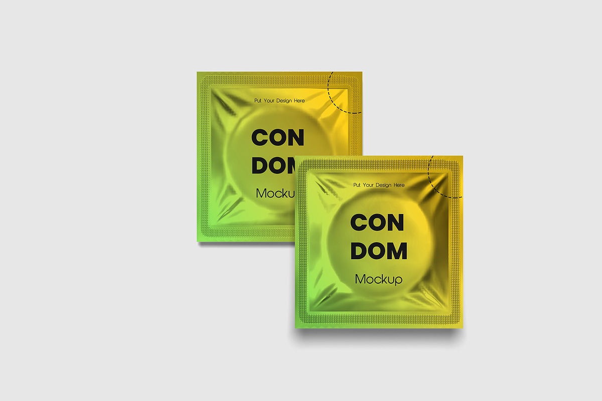Condom Mockup, a Packaging Mockup by Graphicbars (Photo 4 of 6)