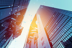 Business network on city