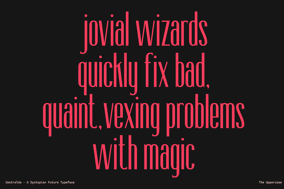 Gestralda - A Dystopian Future Fonts, a Sans Serif Font by Ian Irwanwismoyo (Photo 9 of 10)
