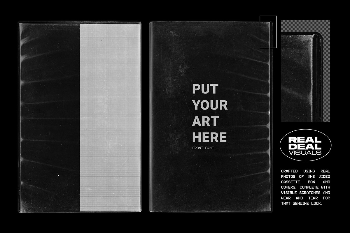 VHS Cassette Tape Case Mockup, a Packaging Mockup by FLYERWRK (Photo 7 of 10)