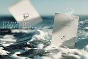 Ocean Card Mockups – Paperlight 02., a Household Mockup by NikiArts (Thumbnail 10 of 11)