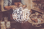 The Brewski - Textured Typeface, a Sans Serif Font by Kaligra.co (Thumbnail 5 of 9)