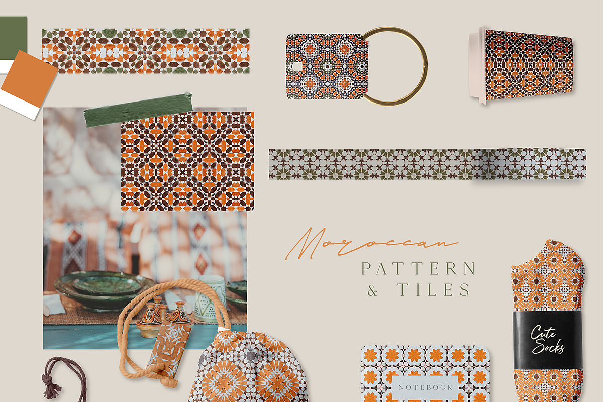 Moroccan 65 Patterns and 65 Tiles, a Pattern Graphic by Julia Dreams (Photo 3 of 15)