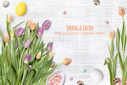 Spring and Easter Scene Creator, a Product Mockup by rubinat (Thumbnail 1 of 6)