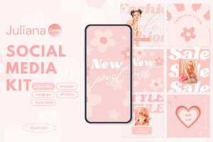 Juliana Social Media Kit Canva