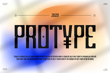 Protype || Condensed Sans Serif Font