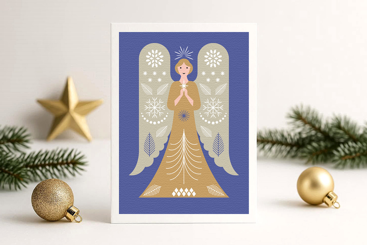 Scandinavian Christmas Elements, a Seasonal Illustration by lenlis (Photo 6 of 9)