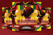 Juneteenth Celebration Flyer, a Flyer Template by RTXdesinger99 (Thumbnail 1 of 3)